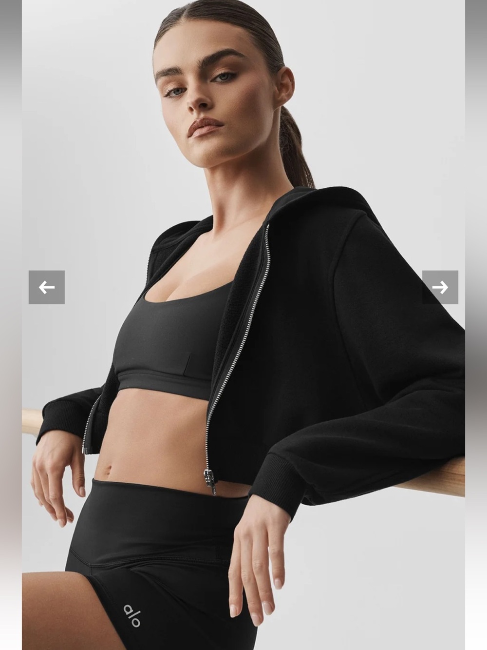 ALO Sweet Escape Zip Up Hoodie